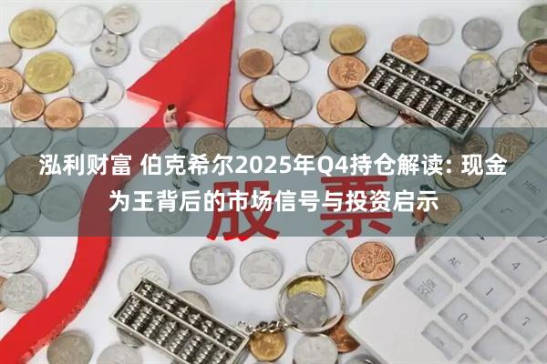 泓利财富 伯克希尔2025年Q4持仓解读: 现金为王背后的市场信号与投资启示
