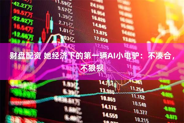 财盘配资 她经济下的第一辆AI小电驴：不凑合，不狼狈