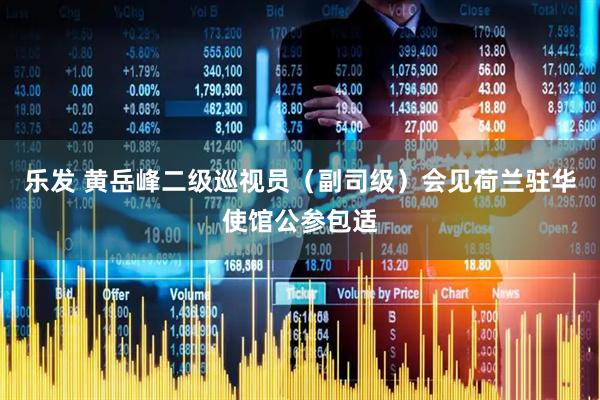 乐发 黄岳峰二级巡视员（副司级）会见荷兰驻华使馆公参包适