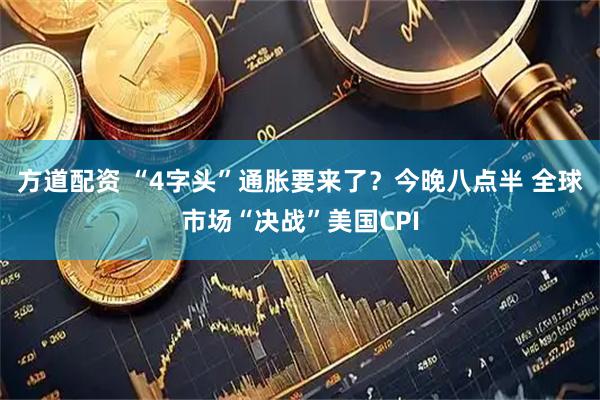 方道配资 “4字头”通胀要来了？今晚八点半 全球市场“决战”美国CPI